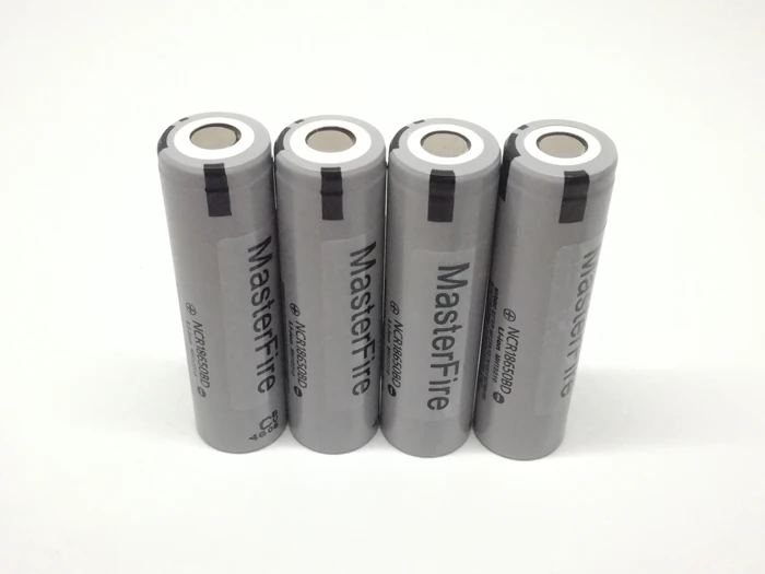 MasterFire 10 шт./лот натуральная 18650 NCR18650BD 3,7 V 3200 мА/ч, 10A разряда батареи батаейки к электронным сигаретам для цифрового фотоаппарата Panasonic