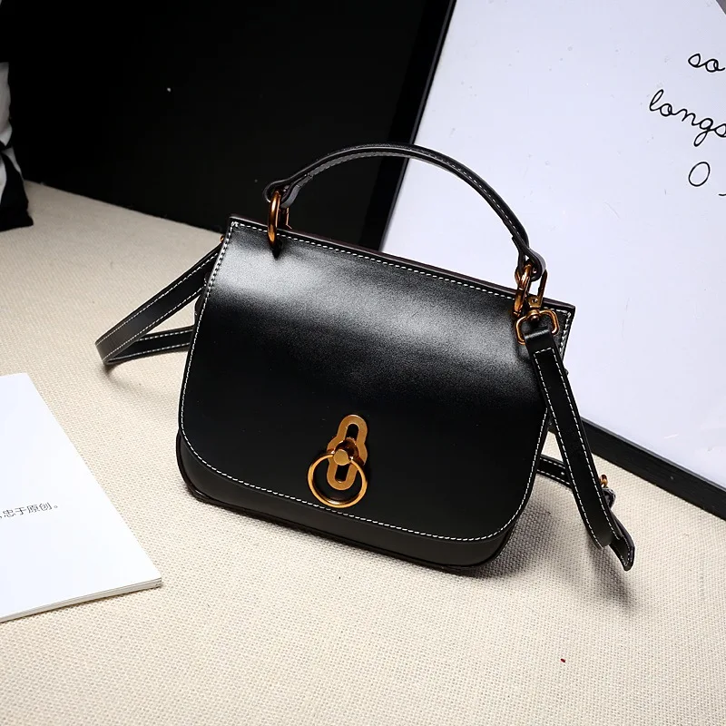

2017 Autumn Crossbody Bag For Women Vintage Split Leather Women Shoulder Bags Small Postman Package Women Handbags
