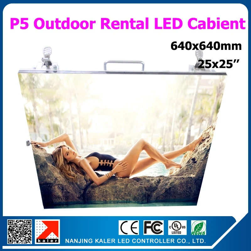 

TEEHO P5 outdoor rental led video wall 6000cd/sqm 640X640MM 1/8SCAN high brightness outdoor waterproof led cabinet p5