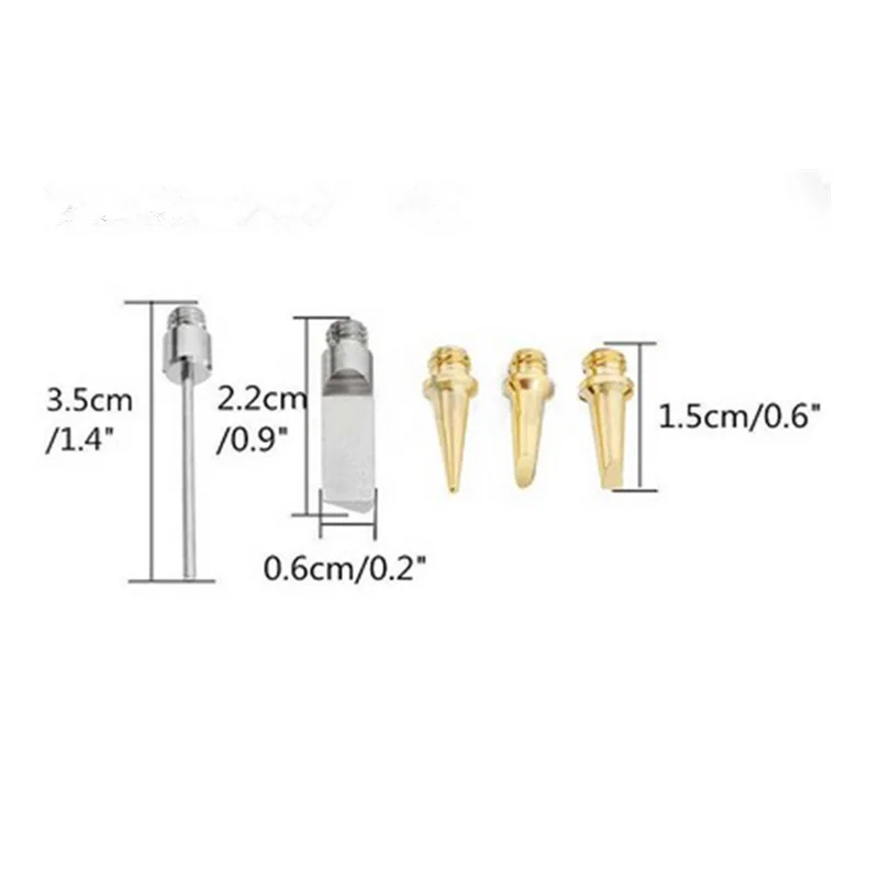 6 шт. Замена медь советы сопла комплект для Hs-1115K/Mt-100 газированные пламени бутан газовый паяльник беспроводной паяльник инструменты G