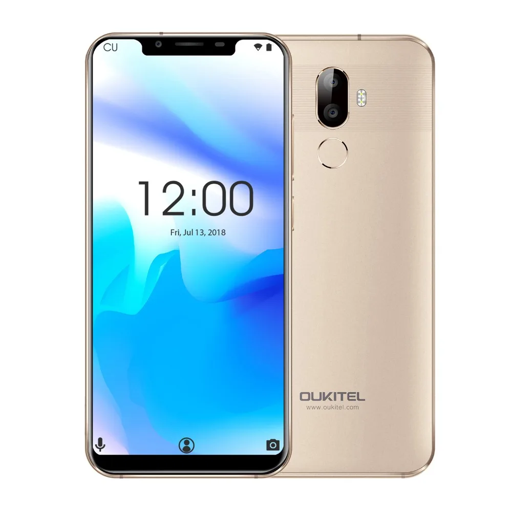 Oukitel U18 Face Id 4g Lte смартфон 5 85 дюймов 21:9 Android 7 0 Восьмиядерный 4 Гб ОЗУ 64 ПЗУ 4000 мАч 16 Мп