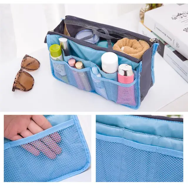 Cosmetic Bag Travel Organizer Portable Beauty Pouch Functional Bag Toiletry Make Up Makeup Organizers Phone Bag Case 5
