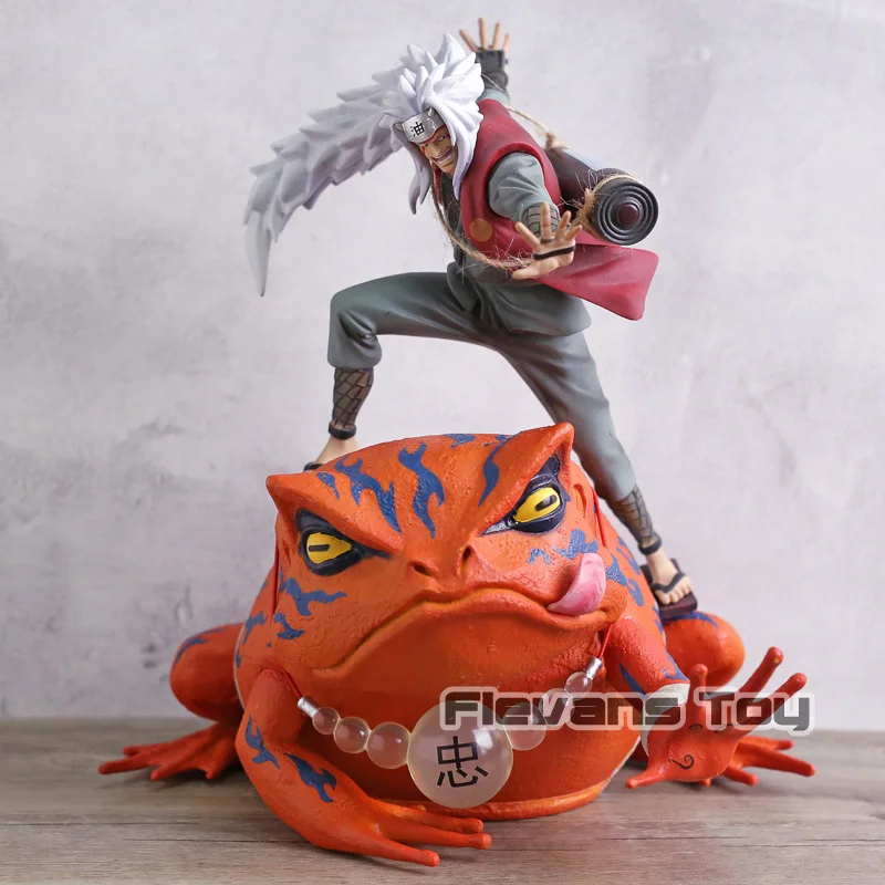 

Naruto Shippuden Toad Sage Jiraiya / Toad Boss Gamabunta PVC Figure Toy Collection Model Figurine