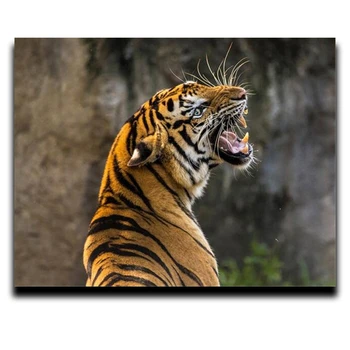 

DIY painting Diamond Cross stitch 3d diamond drill square Rhinestone Diamond Full mosaic full of Diamonds embroidered Tiger