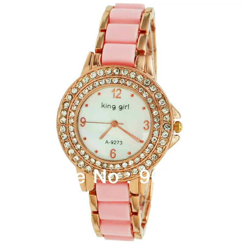 

relogio feminino 2018 Women Watches Fashion Analog Quartz High Imitation Ceramic Bracelet Watches For Women Rhinestone Watches