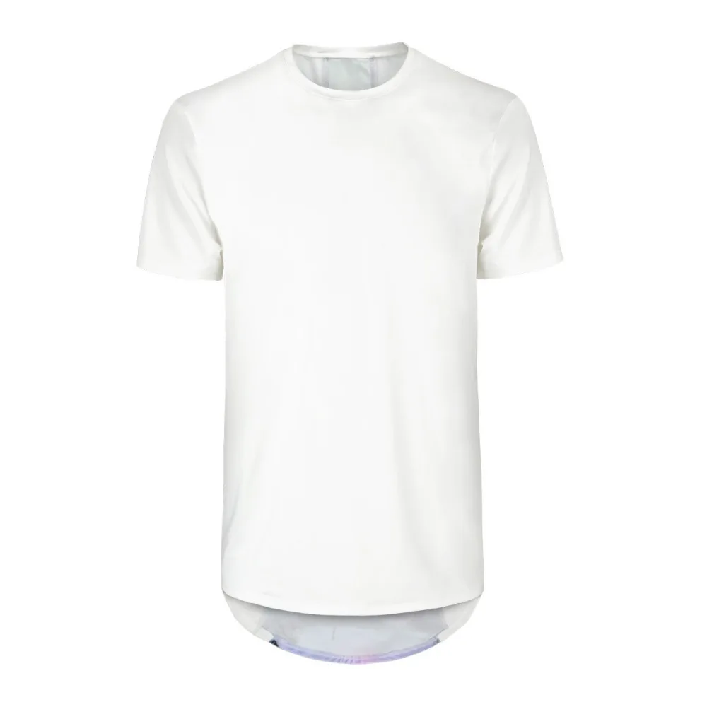 Летняя мужская футболка Аврора 3D принт блузка свободная длинная рубашка брендовые Футболки Топы Лоскутная спортивная одежда фитнес футболка хип-хоп толстовка