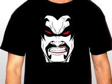 Camiseta con estampado de letras para hombre, Camiseta con estampado original de LOBO * DC Comics, vaporable en plus, algodón, gran descuento, novedad de 2019