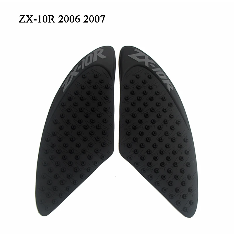 MTImport 2006 2007 ZX-10R ZX10R Anti slip Tank Pad Side Gas Knee Grip Traction Pad Sticker Decals For Kawasaki ZX-10R 2006 2007 (1)