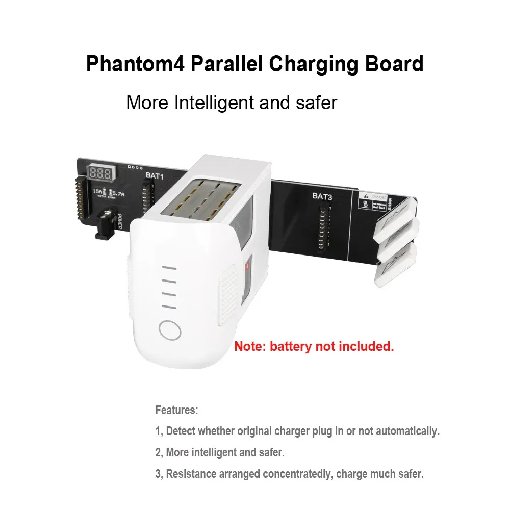 Multi Battery Parallel Charger Charging Board Plate Rapid Charger For DJI Phantom 4