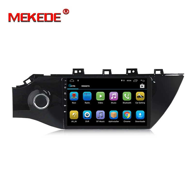 Perfect MEKEDE HD Car Radio Multimedia Video Player Navigation GPS Android For KIA RIO accessories sedan no dvd 2 din 4 2017 2018 rio 1