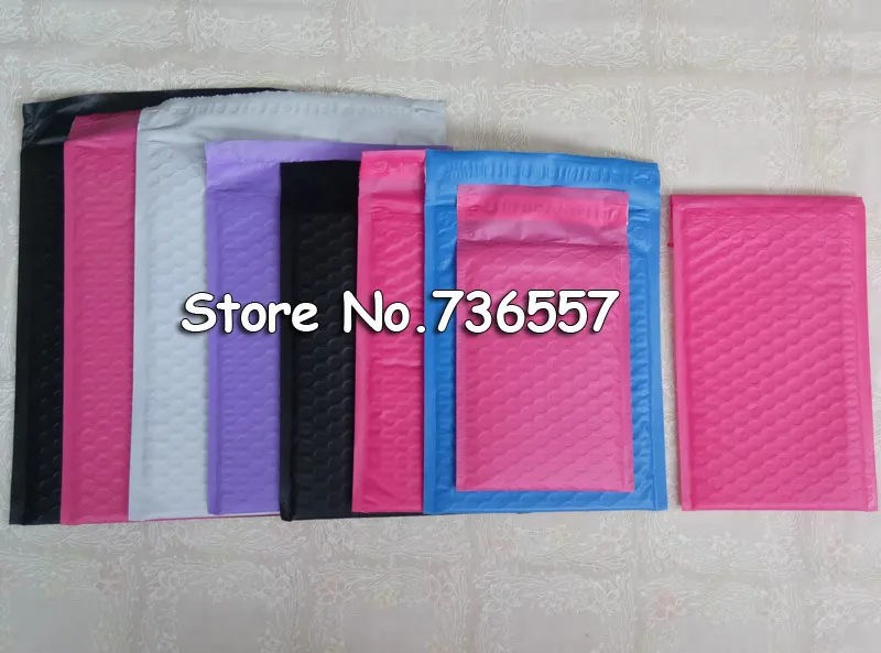 

Free Shipping New Pink Color 135X180MM Poly bubble Mailer envelopes padded Mailing Bag Self Sealing Bubbles Evenlopes [100pcs]