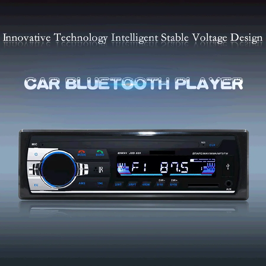 Topsource 12 в 1 Дин радио плеер Bluetooth Стерео FM MP3 поддержкой USB SD карт памяти с разъемом