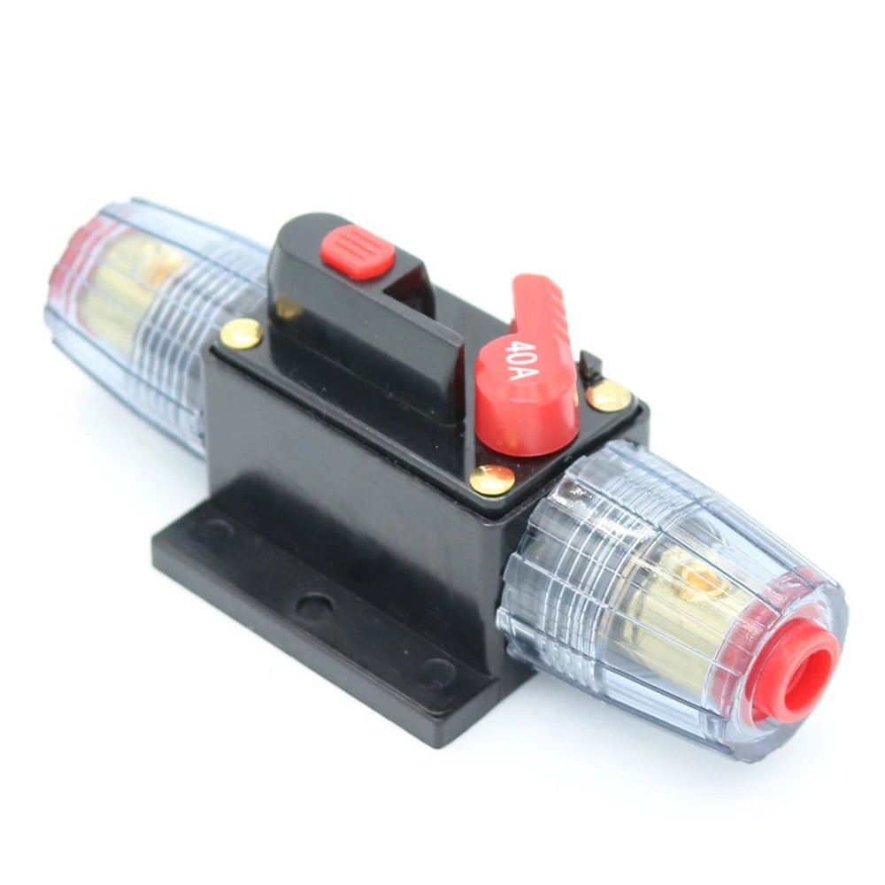 40 Amp 80 AMP In Line DC Circuit Breaker Solar Audio Car RV 40A 80A