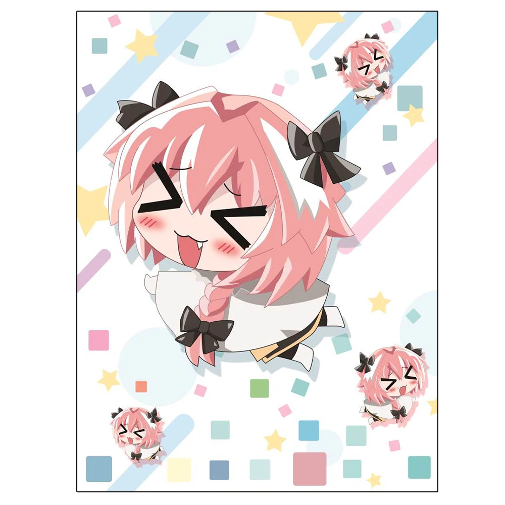 Фланелевое Одеяло 150x200 см в японском стиле аниме Fate Grand order Astolfo постельное белье