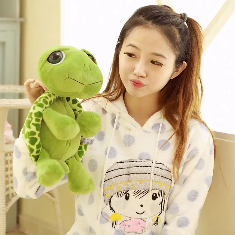 Stuffed plush animals 20cm Stuffed Plush Animals Super Green Big Eyes Stuffed Tortoise Turtle Animal Plush Baby Toy Gift  (11)