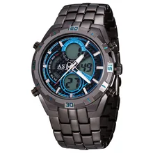 Повседневные модные электронные часы для мужчин люксовый бренд ASJ спортивные кварцевые часы для мужчин водонепроницаемые часы дизайн Relogio Masculino