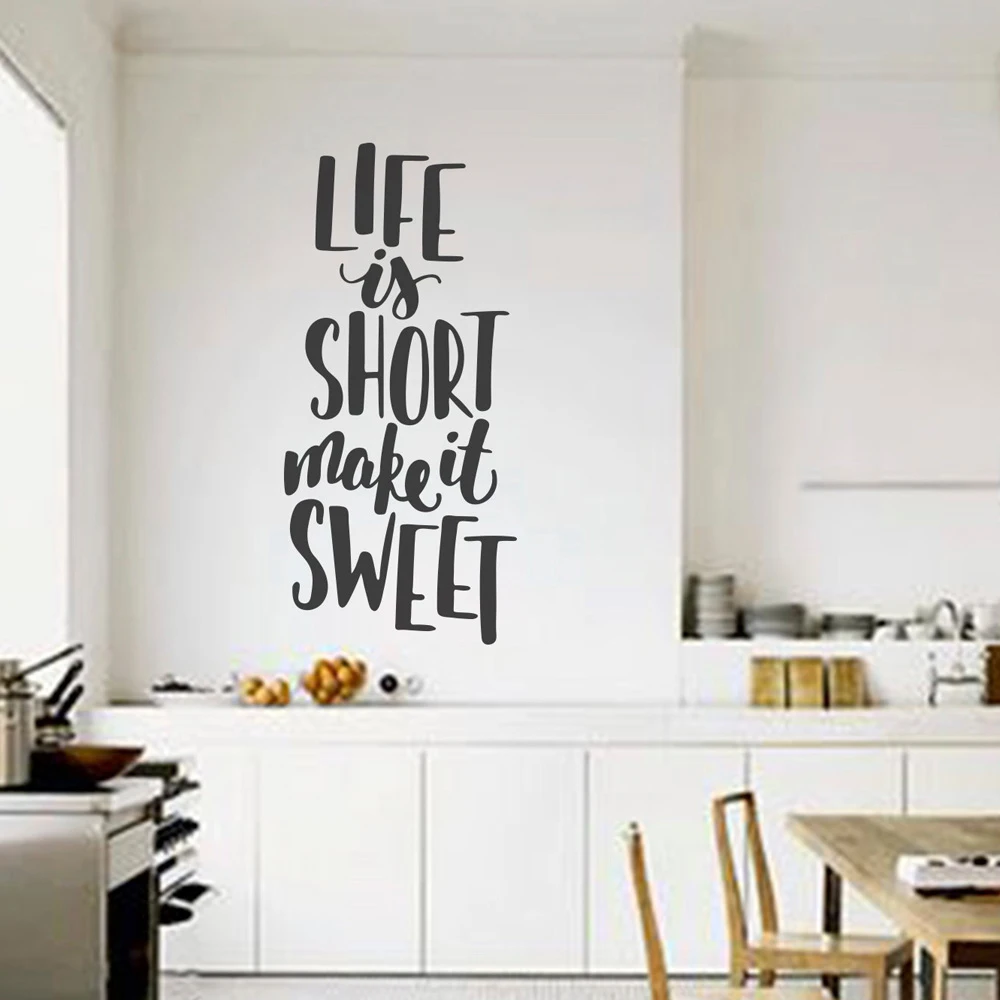 Kitchen Wall Sticker For Wall Kitchen Quote Decal Kitchen Vinly Wall Stickers Family Quote Decal Kitchen Wall Decors G39 Wall Stickers Aliexpress