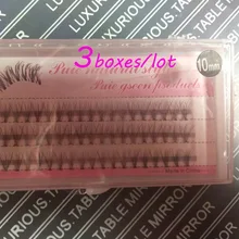 3 чехла 60 кластеров/поднос NEP wimpers Наращивание ресниц Накладные отдельные пучки ресниц ресницы для салонов красоты использования