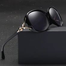 Автомобили водительские очки Леди Новинка поляризованные солнцезащитные очки модные солнцезащитные очки, большая оправа с головой леопарда, очки для вождения, UV400