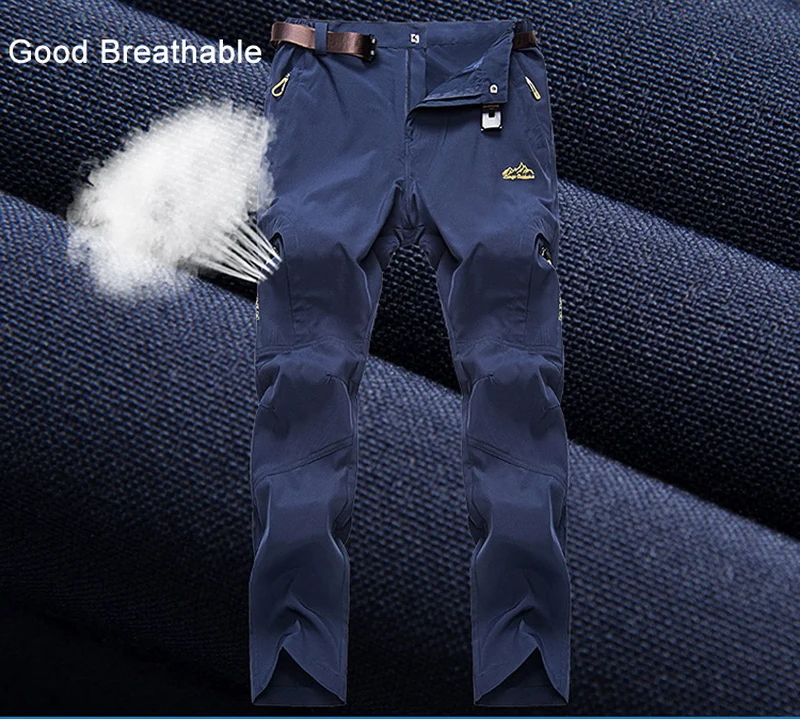 khaki trousers Men's Summer Casual Cargo Pants Men Wid Stretchable Tracksuit Trousers Man Hiking Trekking Sports Pants Mens Clothes AM381 best business casual pants