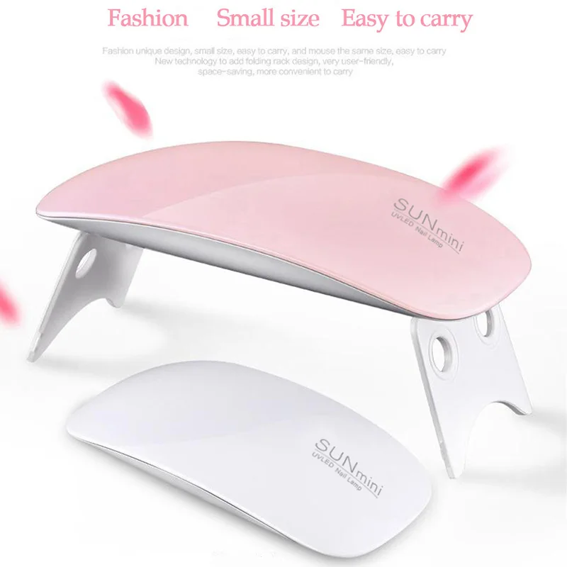 YBLNTEK Lamp for Nails LED UV Lamp Mini Nail Dryer 45s/60s Timer Lamp for manicure 9W Dry Nails Gel Manicure