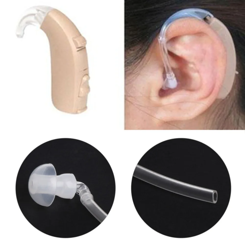 DUAI 3 шт ушные вкладыши с 1 трубкой Resound BTE слуховые аппараты ушные купола универсальный уход за здоровьем