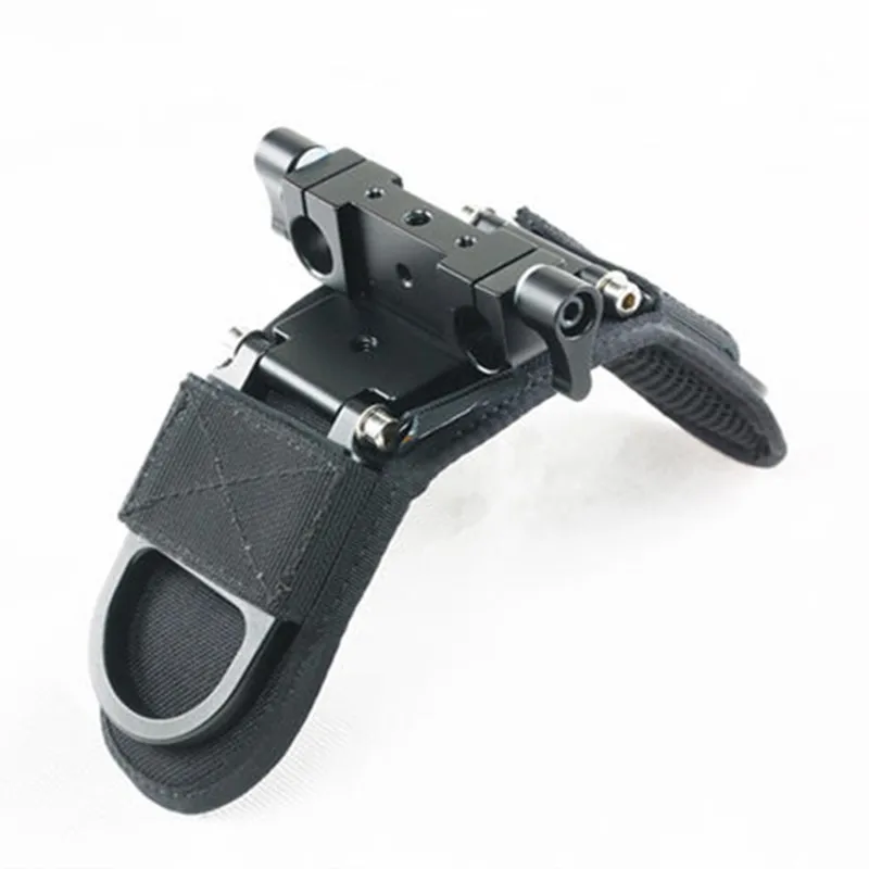 Adjustable Steady Shoulder Mount Shoulder Pad for Video Camcorder Camera DVDC Support System DSLR Rig 15mm Railblock (1)