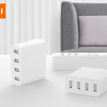Xiaomi USB Порты и разъёмы зарядное устройство 4 5 V/7A 35 W путешествия зарядное устройство 2.4A быстрое зарядное устройство