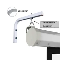 90 Degrees Bracket Projection Screen Hanger Adjustable Ceiling Mount For HD Projector Screens L Shape Hook Holder - Image 2