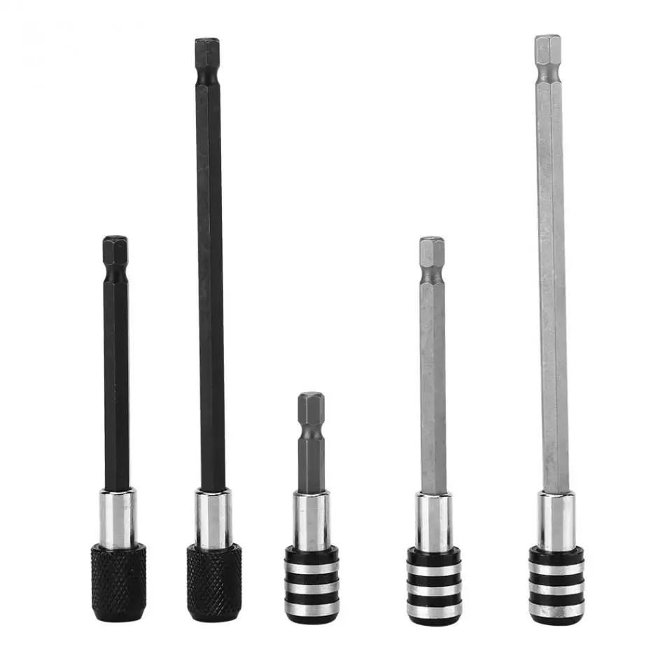 

1/4 Inch Screwdriver Holder Extension Bar Hex Shank Quick Release Drill Bit Tip 60mm 100mm 150mm Tool for Chose