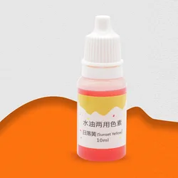 Vibrant 10ml Handmade Soap Dye Pigments - Safe & Non - Toxic Liquid Colorant (Orange Sunset)
