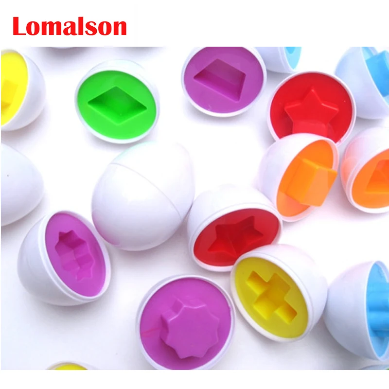 

2015 puzzle 6pcs/lot Education Learning Pretend Play Kitchen Eggs Puzzle Smart Kids Baby Toy