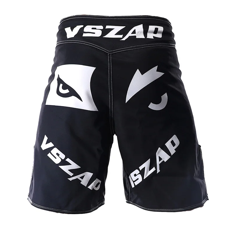 Шорты VSZAP Для MMA боксерские трусы с глазами WOLVE штаны для джиу джитсу высокого
