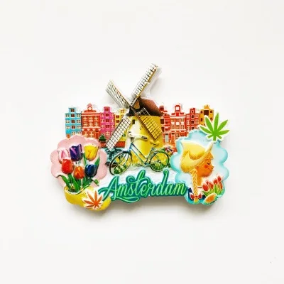 BABELEMI Канада, Япония, Мексика, непалы, Австралия, Россия, Таиланд, Вашингтон, Венеция, Холланд, Лондон, магнит на холодильник, сувенир - Цвет: Красный