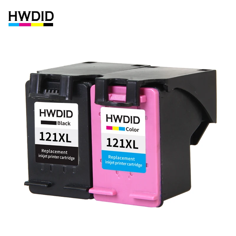 HWDID 121 Refilled Ink Cartridge Replacement for hp 121 XL for HP Deskjet D2563 F4283 F2423 F2483 F2493 F4213 F4275 F4283 F4583