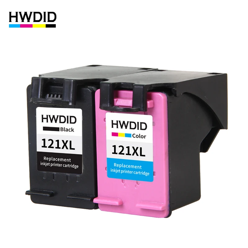 HWDID 121 заправленный картридж Замена для hp XL Deskjet D2563 F4283 F2423 F2483 F2493 F4213 F4275 F4583|replacement