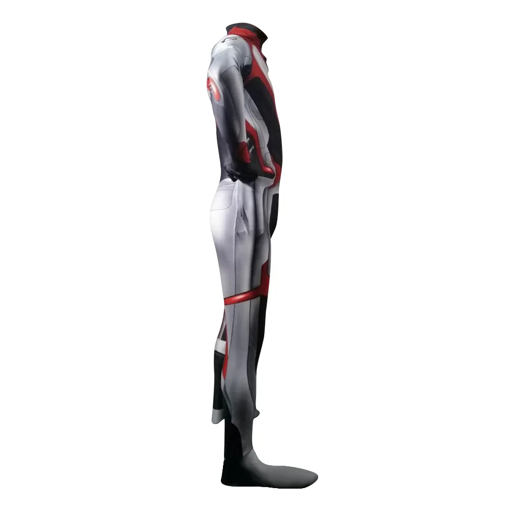 2019 Avengers Endgame Quantum Realm Kostuum Advanced Tech Cosplay Costume Iron Man 3D Print Fullbody Suit For Kids Adult Custom