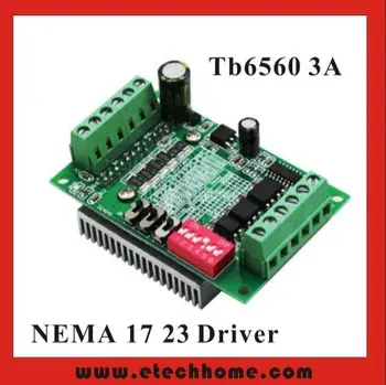 

CNC Router TB6560 3A Driver Board NEMA 17 23 Stepper Motor Driver Single Axis Toshiba chip 10 ~ 35V DC
