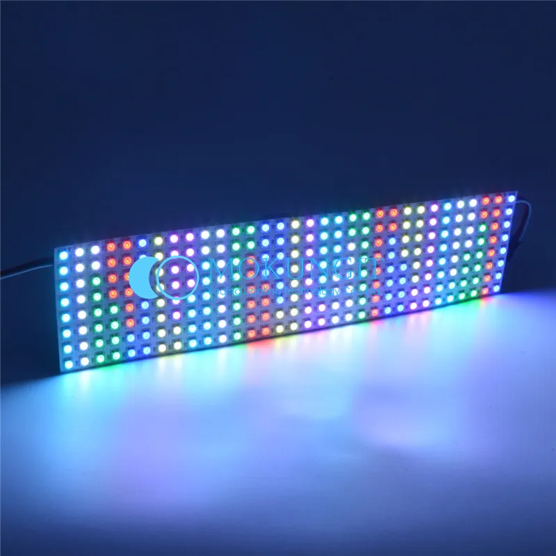 8x8 8x16 16x16 8x32 WS2812B SK6812 панель 5050 RGB пикселей цифровой гибкий светодиодный адресуемый экран матричный экран DC5V