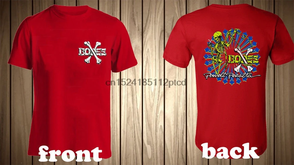 

New Powell Peralta Bones Brigade Red T Shirt - Size S - XXL
