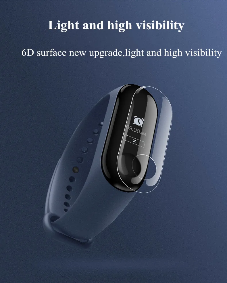 3 шт. защитная пленка mi band 3 mi Band 3 HD ультра тонкая защитная пленка против царапин для экрана Xiaomi mi band 3 Band