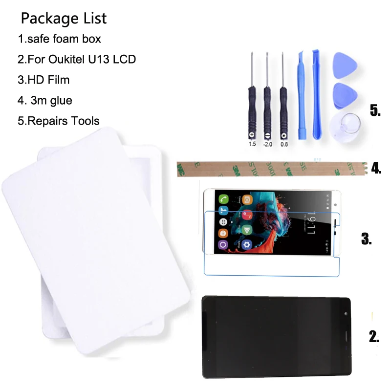 Oukitel U13 LCD d