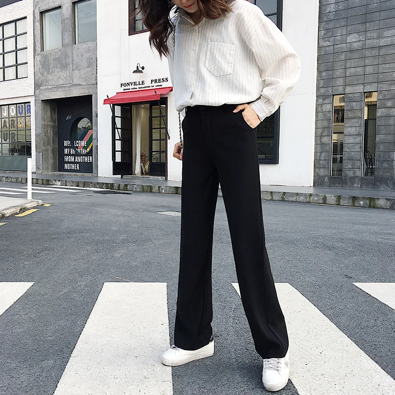 Aliexpress.com : Buy Loose Full Length Straight Pants