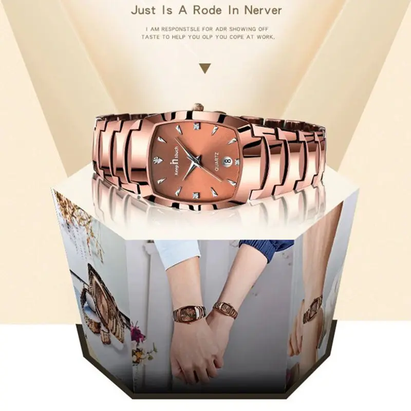 2018 Luxury Brand Lover Watches With Box Clock Quartz Calendar Dress Women Men Watch Couples Wrist Watch Wedding Gift 2018 Luxury Brand Lover Watches With Box Clock Quartz Calendar Dress Women Men Watch Couples Wrist Watch Wedding Gift