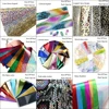Ensemble de feuilles holographiques pour ongles, 20x4cm, autocollant, fleurs Laser, léopard, décalcomanies, Design mixte, décoration Nail Art à faire soi-même, 16 pièces ► Photo 2/6