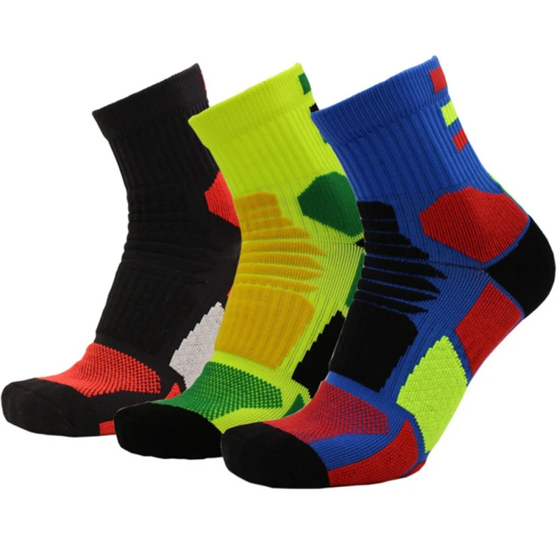 Buy Men Cycling Socks Non Slip Thicken Comfortable MTB