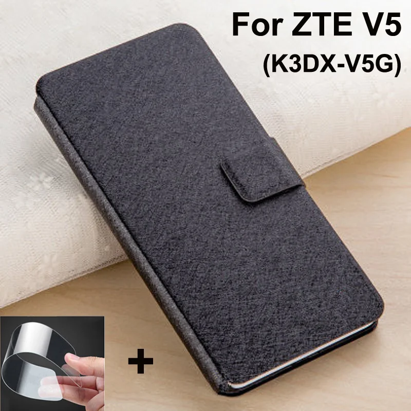 Чехлы для ZTE V5 K3DX-V5G чехол 5 &quotискусственная кожа Sillcone shell Naked Eye 3D V coque откидная