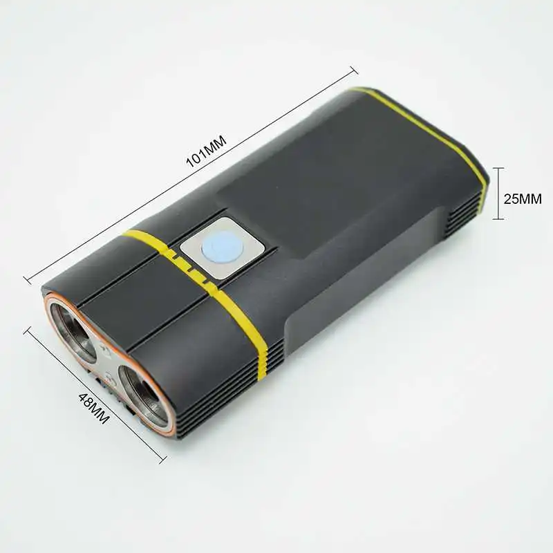 6000лм USB велосипедный светильник 2x XML-L2 светодиодный велосипедный фонарь с перезаряжаемой батареей велосипедный передний светильник+ крепление на руль