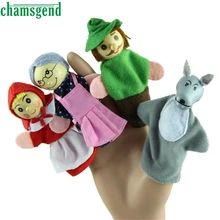 Бестселлер chamsgend Прямая поставка шт Красная Шапочка пальчиковые куклы рождественские подарки Детский обучающий игрушка S25
