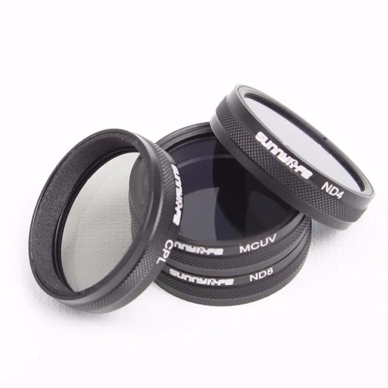 DJI Phantom 3 4 Accessories ND4 / ND8 / MCUV / CPL HD Lens Filter For Phantom 4 Phantom 3 Professional And Advanced And Standard Cam